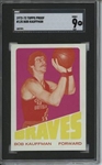 1972 Topps #125 Bob Kaufman 9 card progressive proof.